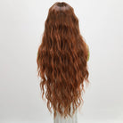 Brown Red Wavy Cosplay Lace Front Wig - HairNjoy