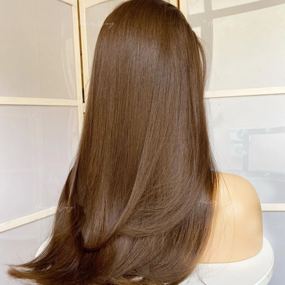 Brown Straight Lace Wig - HairNjoy