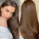 Brown Straight Lace Wig - HairNjoy