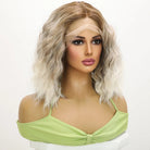 Brown with Gold Gradient Wig - HairNjoy