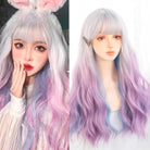 Charm & Elegance: Colored Highlights Wig - HairNjoy
