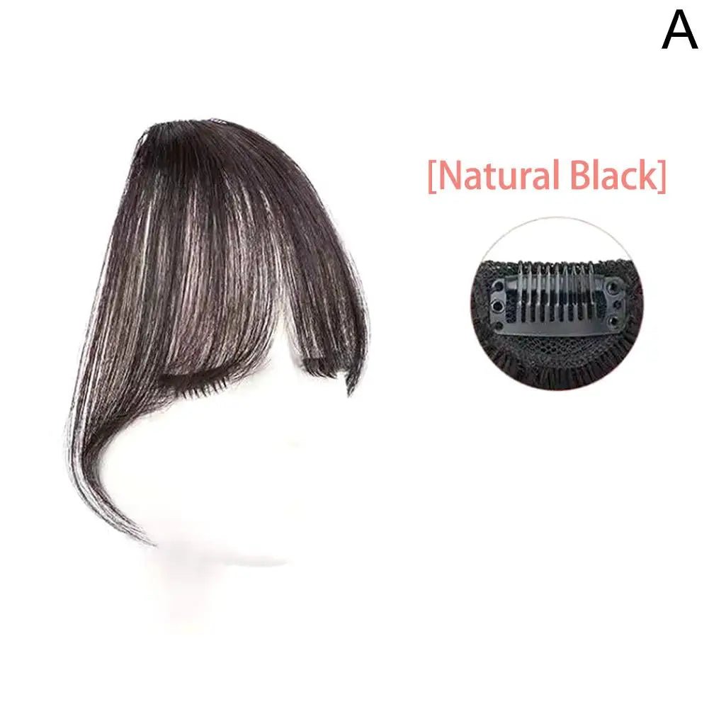 Clip - In Air Bangs Wig with Natural Forehead - HairNjoy