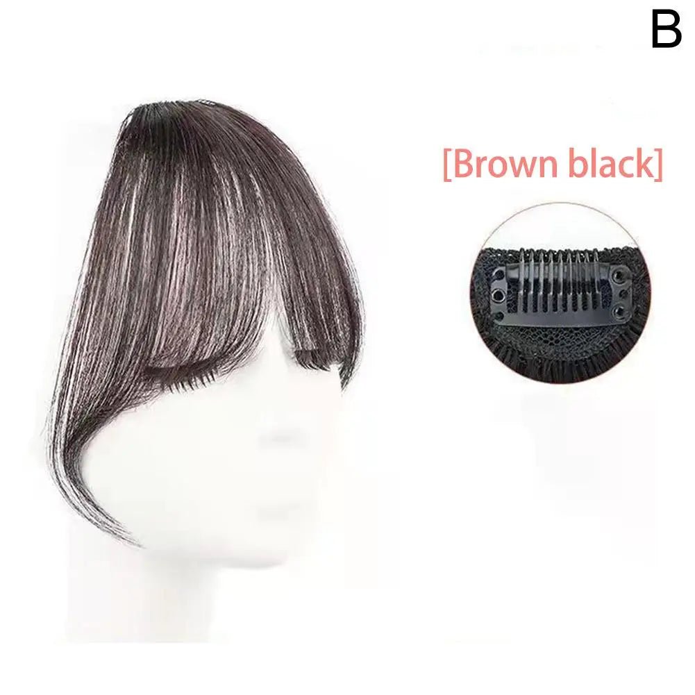 Clip - In Air Bangs Wig with Natural Forehead - HairNjoy