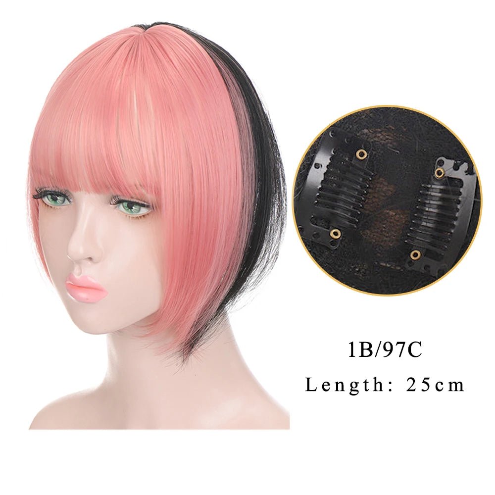 Clip - In Synthetic Air Bangs Hair Extension - HairNjoy