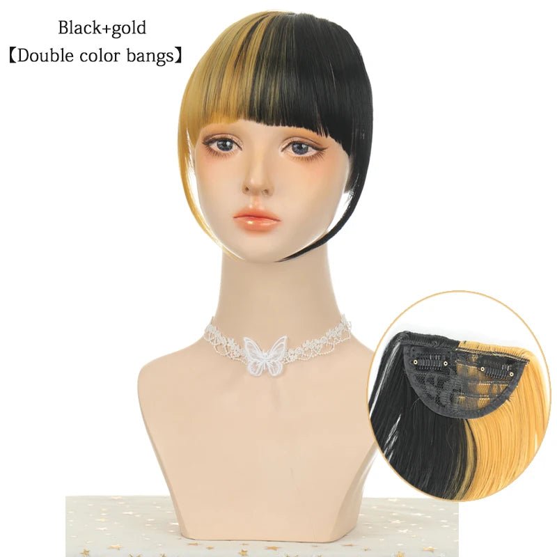 Clip - In Synthetic Air Bangs Hair Extension - HairNjoy