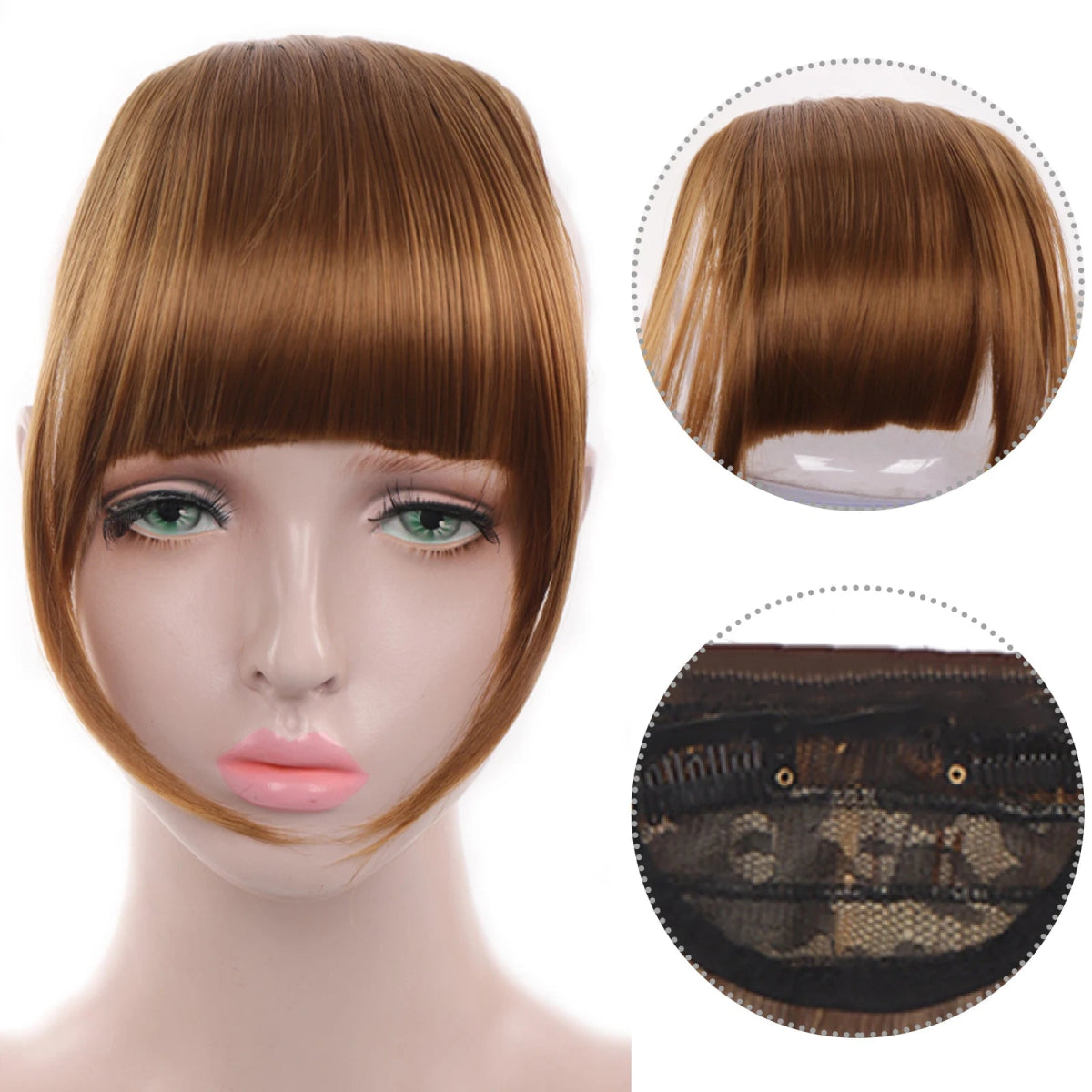 Clip - In Synthetic Air Bangs Hair Extension - HairNjoy