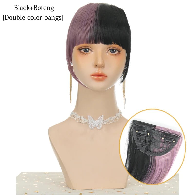 Clip - In Synthetic Air Bangs Hair Extension - HairNjoy