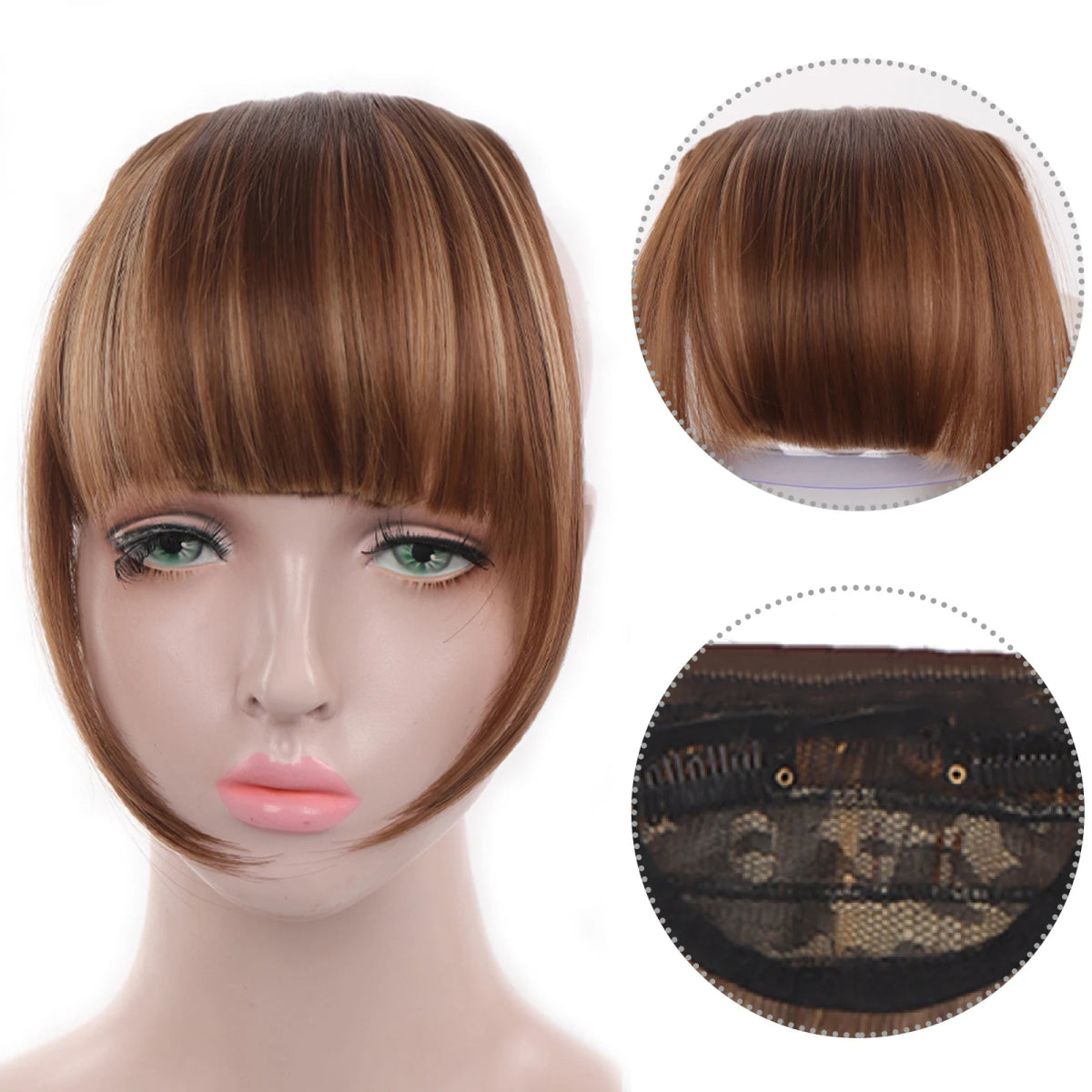 Clip - In Synthetic Air Bangs Hair Extension - HairNjoy