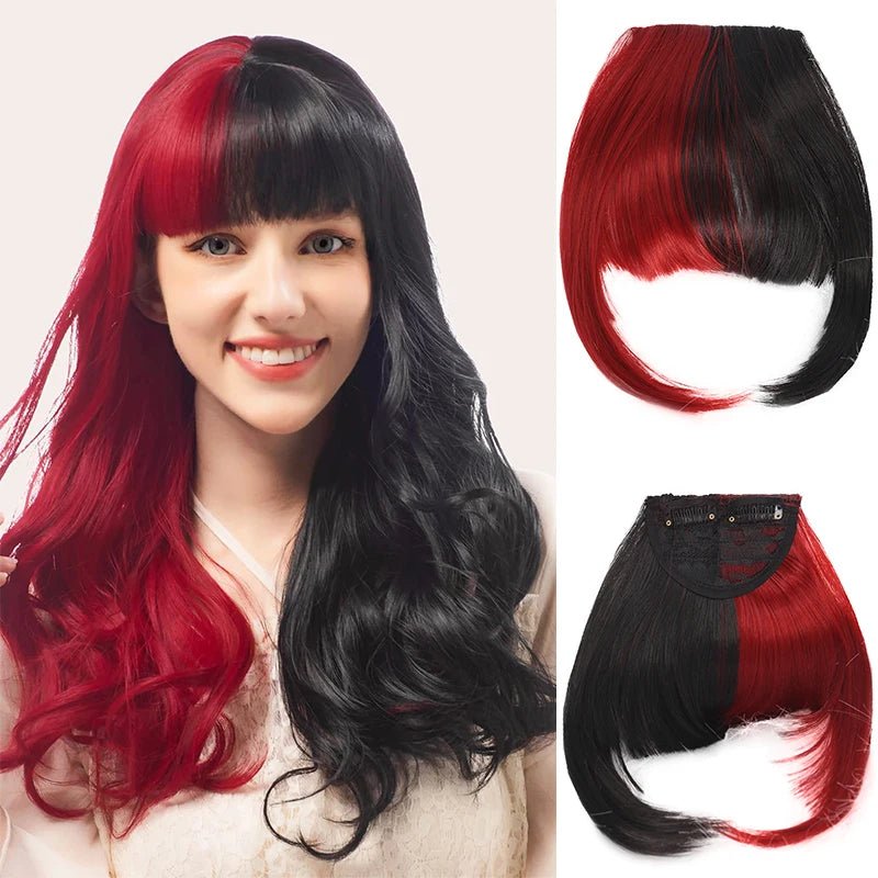 Clip - In Synthetic Blunt Bangs Hair Extension - HairNjoy