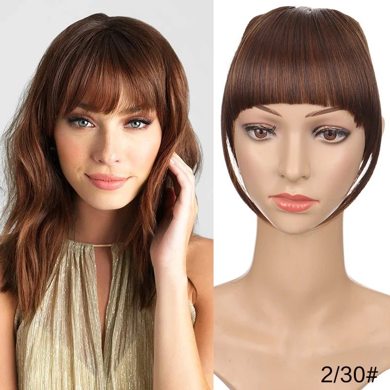 Clip - In Synthetic Blunt Bangs Hair Extension - HairNjoy