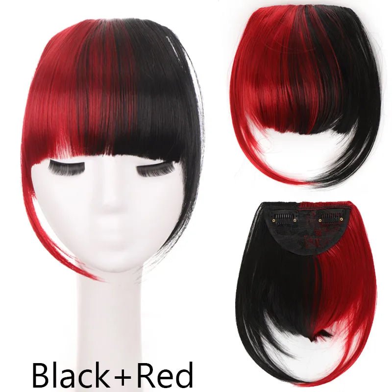 Clip - In Synthetic Blunt Bangs Hair Piece - HairNjoy