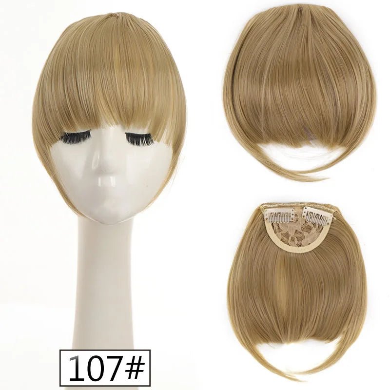 Clip - In Synthetic Blunt Bangs Hair Piece - HairNjoy