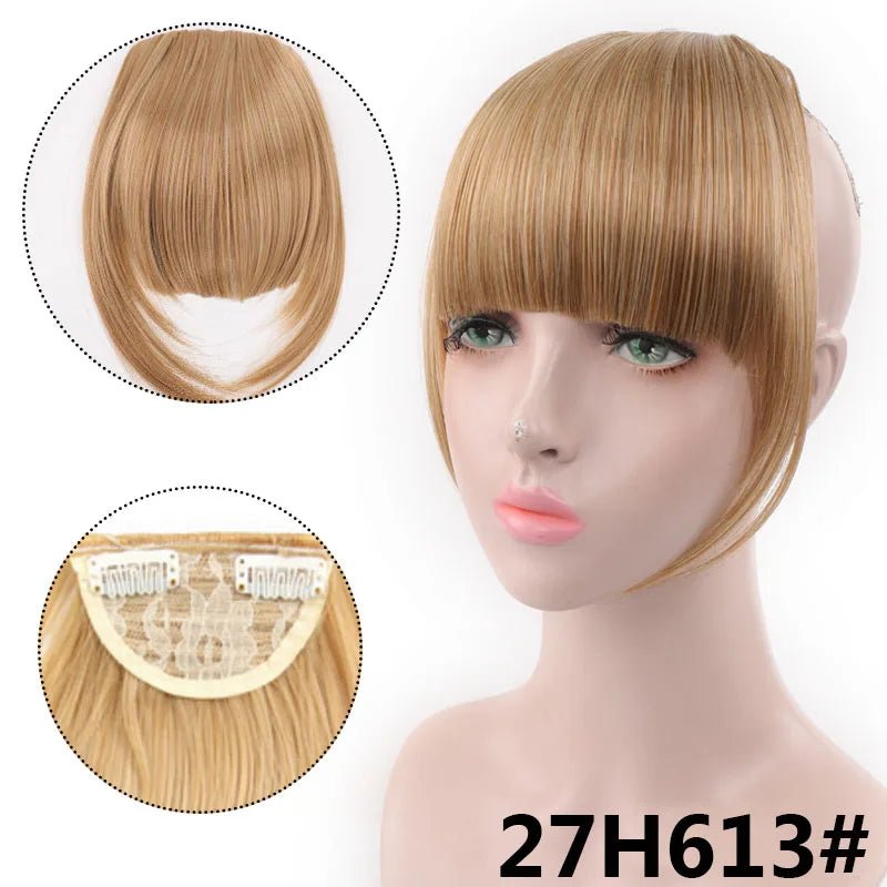 Clip - In Synthetic Blunt Bangs Hair Piece - HairNjoy