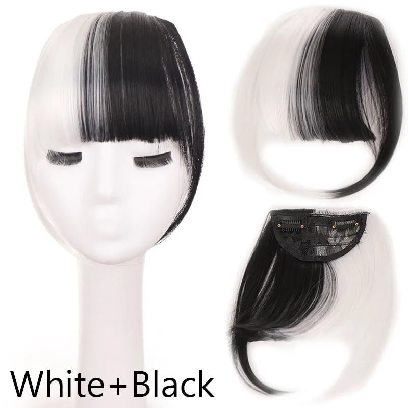 Clip - In Synthetic Blunt Bangs Hair Piece - HairNjoy