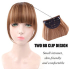 Clip - In Synthetic Blunt Bangs Hair Piece - HairNjoy