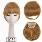 Clip - In Synthetic Blunt Bangs Hair Piece - HairNjoy