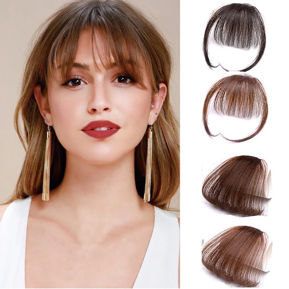 Clip - In Thin Synthetic Air Bangs Hair Extension - HairNjoy