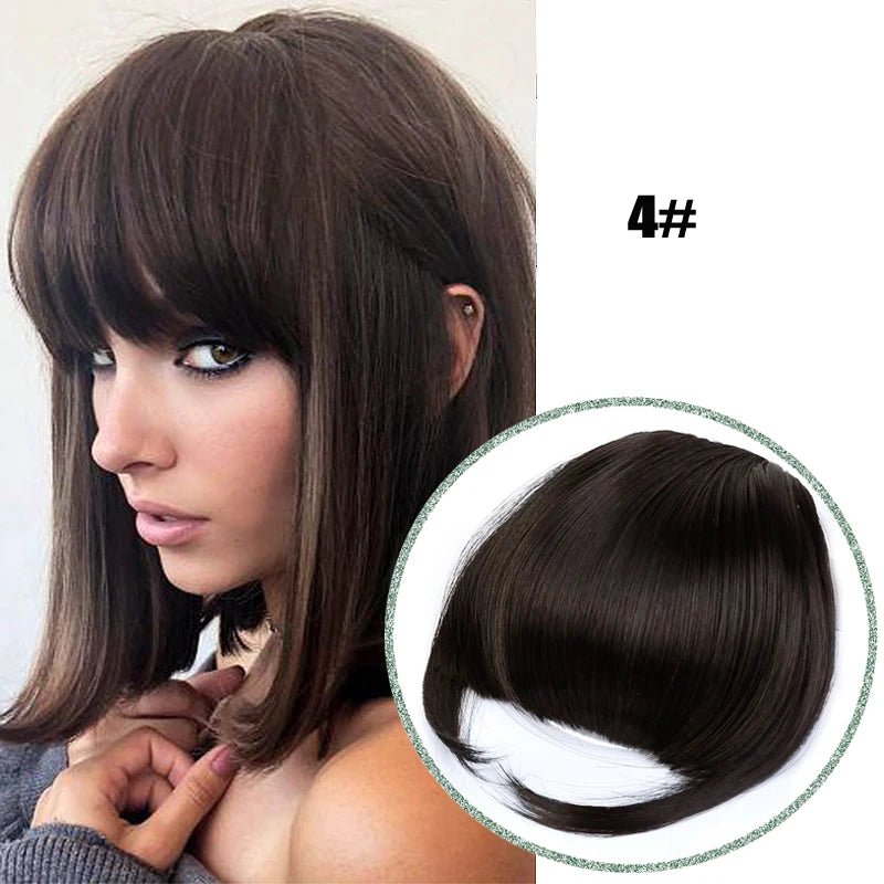 Clip - In Thin Synthetic Air Bangs Hair Extension - HairNjoy