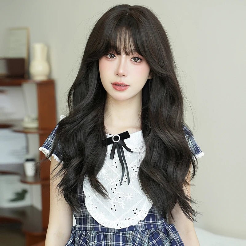 Costume Wig with Fluffy Bangs - HairNjoy