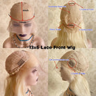 Creamy Ash Blonde Lace Front Wig - HairNjoy