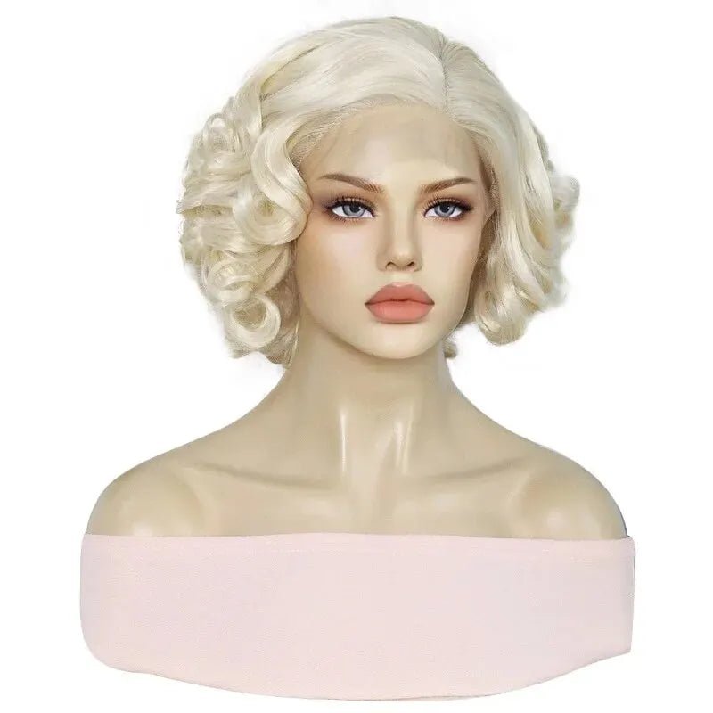 CurlChic: Short Curly Synthetic Wig - HairNjoy