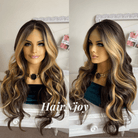 Dark Brown Honey Blonde Balayage Wig - HairNjoy