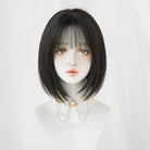 Dark Brown Straight Wig - HairNjoy