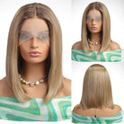 Dark Root Blonde Glueless Wig - HairNjoy