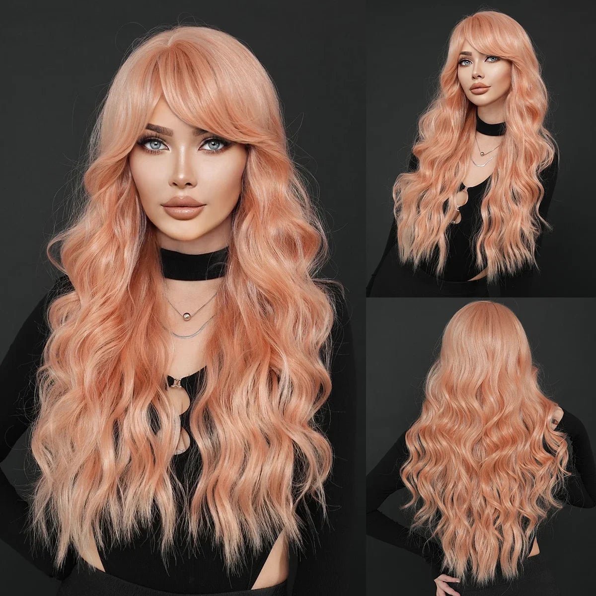 Elegant Long Wavy Wig - HairNjoy