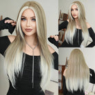 Elegant Natural Synthetic Wigs - HairNjoy