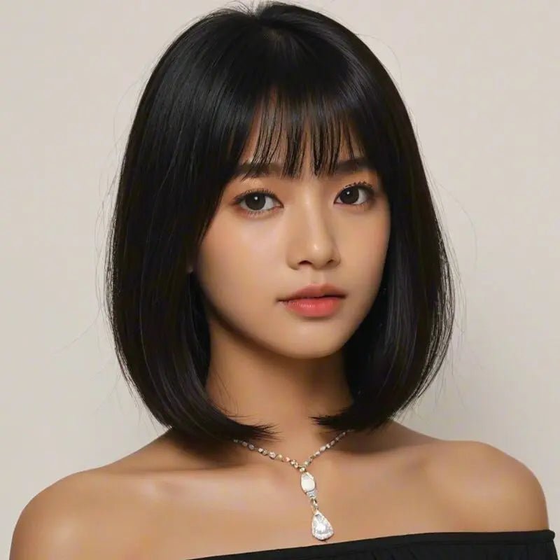 Elegant Straight Bob Wig - HairNjoy