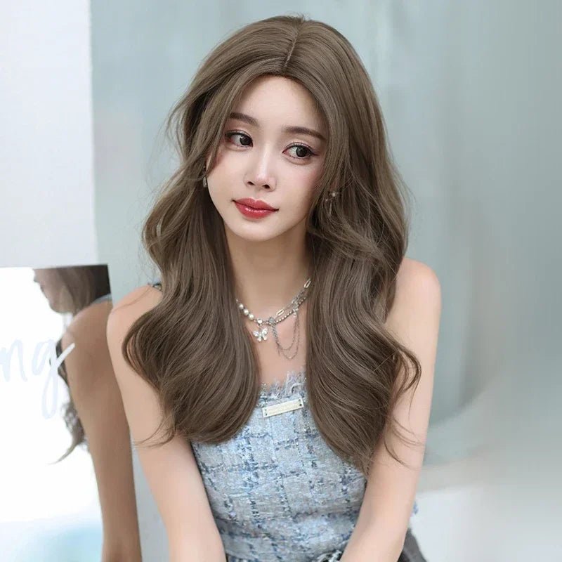 Fashion Highlight Wig with Bangs - HairNjoy