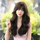 Fashion Highlight Wig with Bangs - HairNjoy