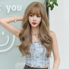 Fashion Highlight Wig with Bangs - HairNjoy