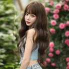 Fashion Highlight Wig with Bangs - HairNjoy