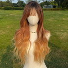 Fashion Wavy Bangs Gradient Wigs - HairNjoy