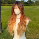 Fashion Wavy Bangs Gradient Wigs - HairNjoy