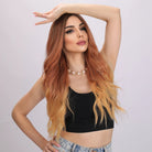 Fashionable Vibes Ombre Wavy Wig - HairNjoy