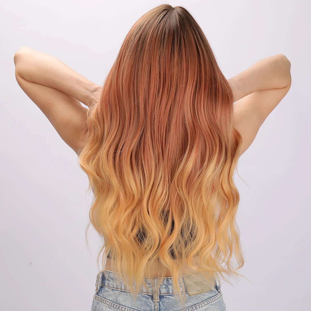 Fashionable Vibes Ombre Wavy Wig - HairNjoy