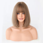 Flaxen Black Straight Wig - HairNjoy