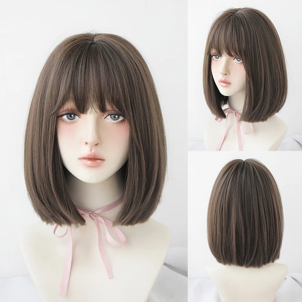 Flaxen Wavy Bob Wig - HairNjoy