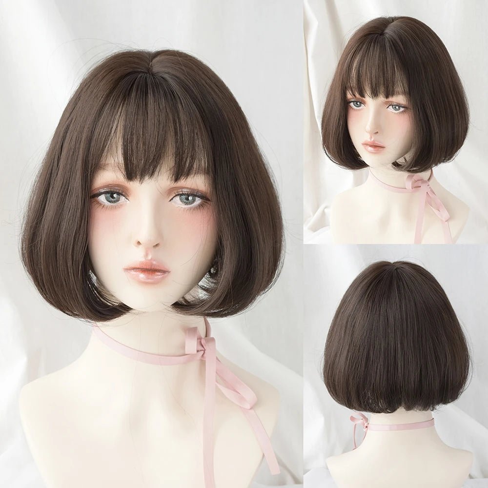 Flaxen Wavy Bob Wig - HairNjoy