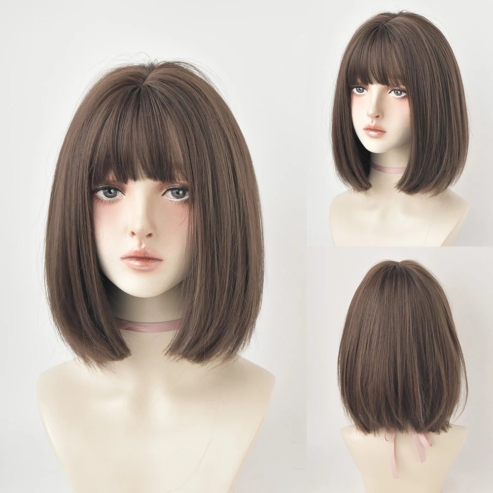 Flaxen Wavy Bob Wig - HairNjoy