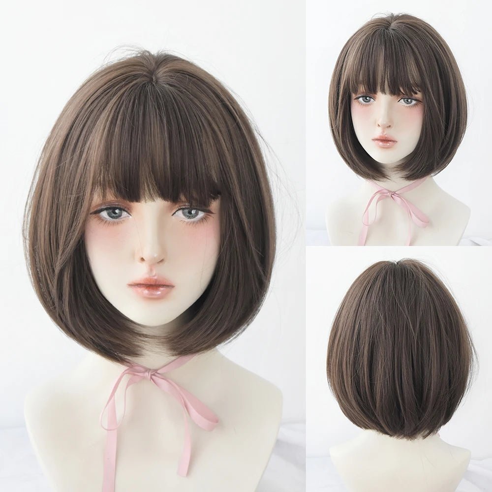 Flaxen Wavy Bob Wig - HairNjoy