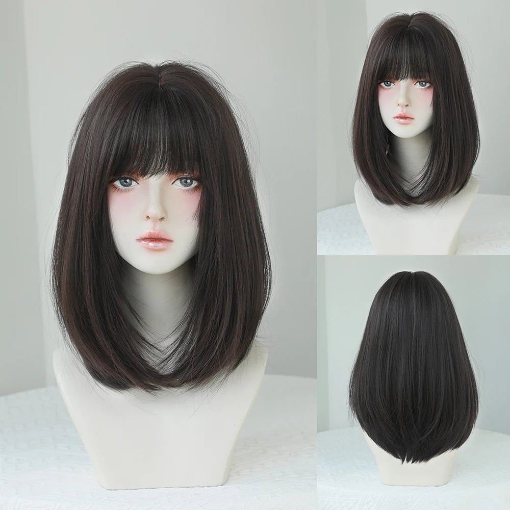 Flaxen Wavy Bob Wig - HairNjoy