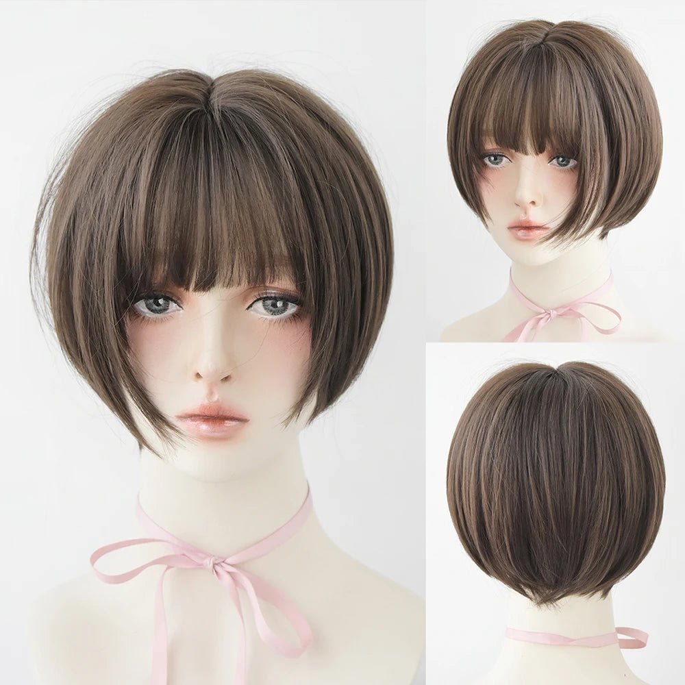 Flaxen Wavy Bob Wig - HairNjoy