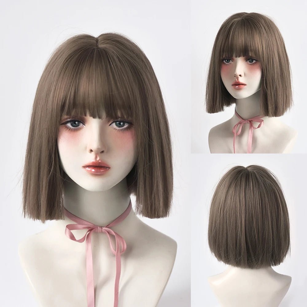 Flaxen Wavy Bob Wig - HairNjoy