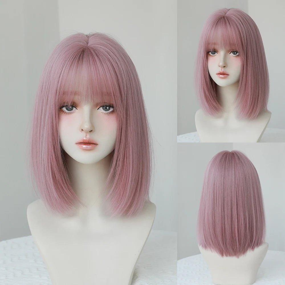 Flaxen Wavy Bob Wig - HairNjoy