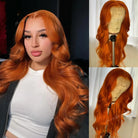 Ginger Orange Body Wave Wigs - HairNjoy