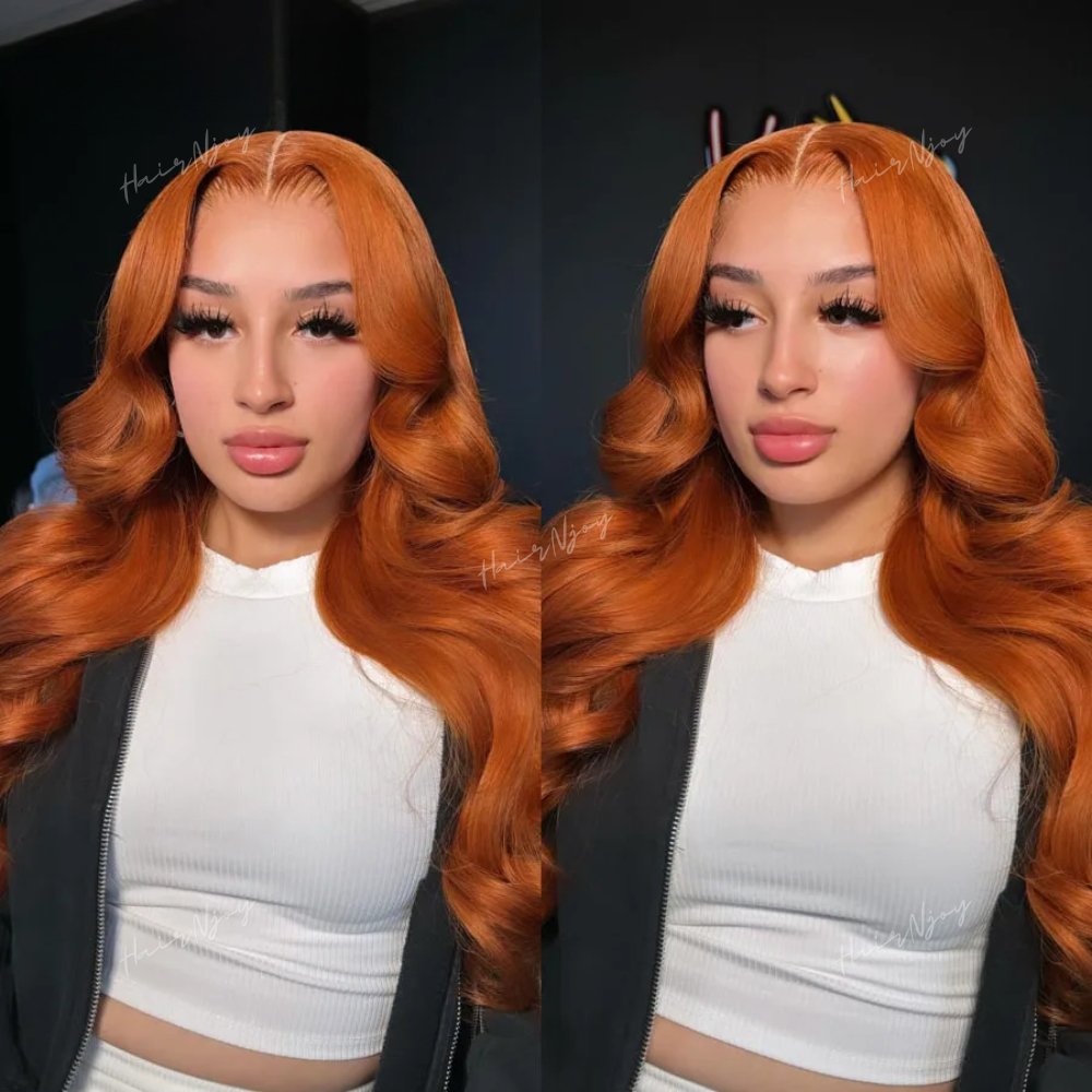 Ginger Orange Body Wave Wigs - HairNjoy